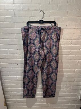 Sundance Paisley Pant in Blue, Gold, and Pink